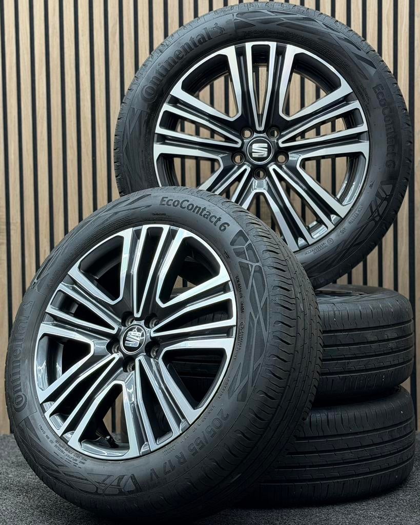 Originele 17 inch Seat Arona 5x100 ET48 Continental ZOMER!, Auto-onderdelen, Banden en Velgen, Ophalen, ., Banden en Velgen, 17 inch
