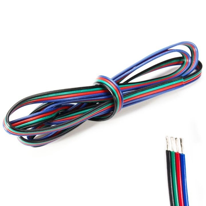 RGB LedStrip VerlengKabel 4-aderig (met Gratis Verzending), Verzenden, Nieuw, Overige typen