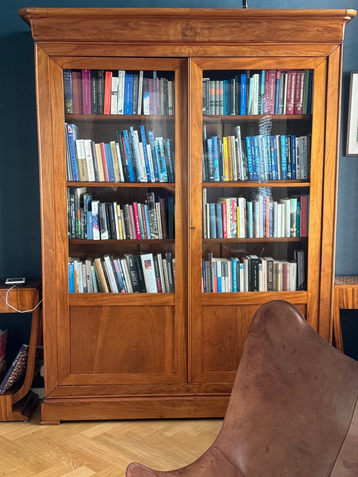 Antieke Franse kast/ boekenkast, Antiek en Kunst, Ophalen
