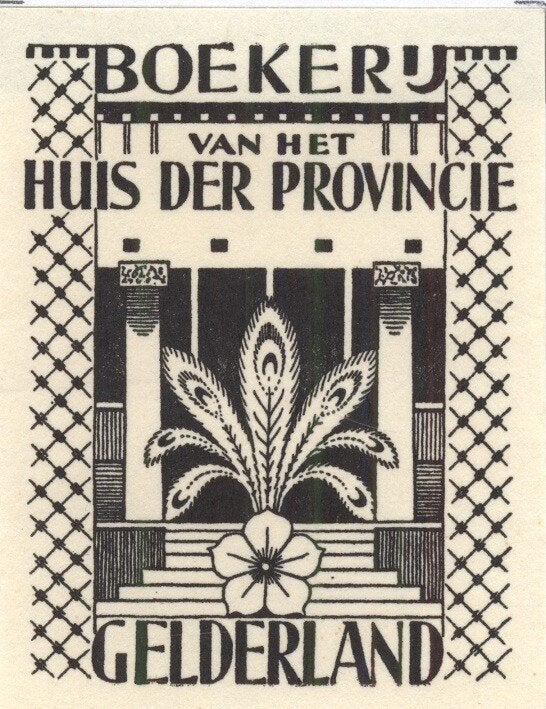 1727 Ex Libris Nederland : Thijs Mauve, 1961, Verzenden, Ex libris