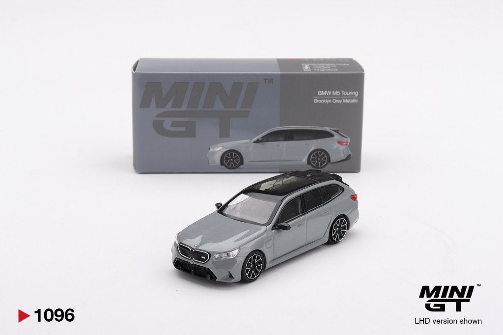 Mini GT BMW M5 Touring Brooklyn Grey Metallic, Www.rubensmodelautos.nl, Auto, Nieuw, Ophalen of Verzenden
