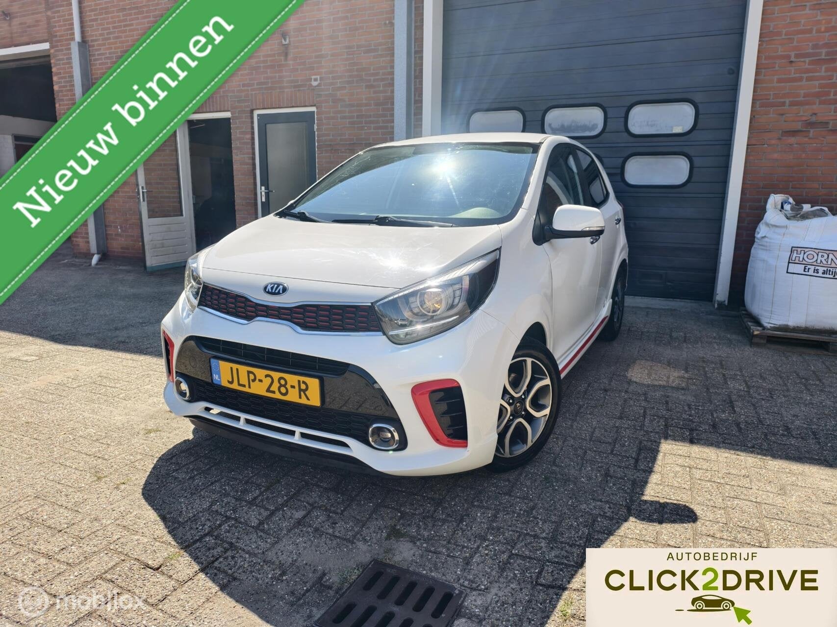Kia Picanto 1.0 GT-Line, Voorwielaandrijving, Euro 6, 4 stoelen, Wit
