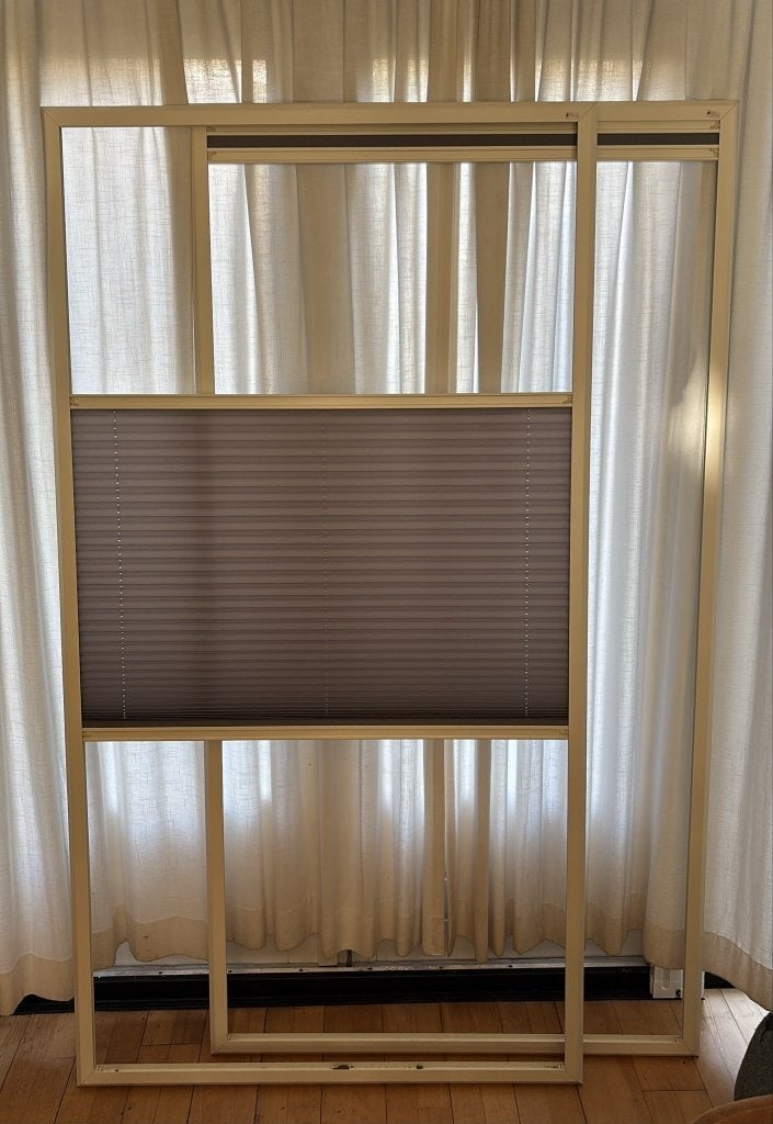 Plisségordijnen grijs klik en klaar (verschillende formaten), Huis en Inrichting, Ophalen, Overige merken, 190 cm, 104 cm