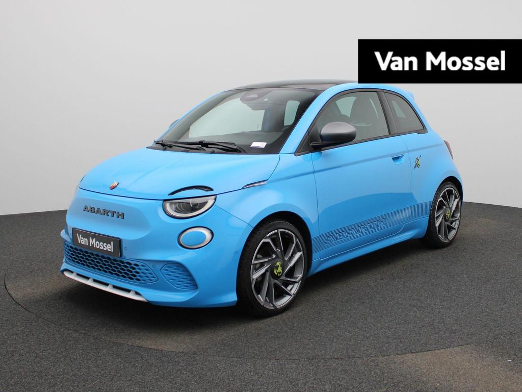 Abarth 500 Abarth Scorpionissima 42 kWh 155PK | Panoramadak, Gebruikt, Alcantara, 1265 kg, 255 min