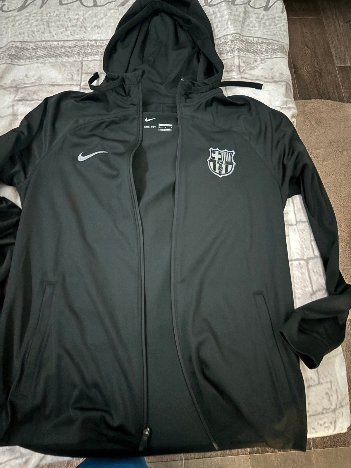 Barcelona trainingspak maat M, Maat 48/50 (M), Zwart, Nieuw, Ophalen of Verzenden