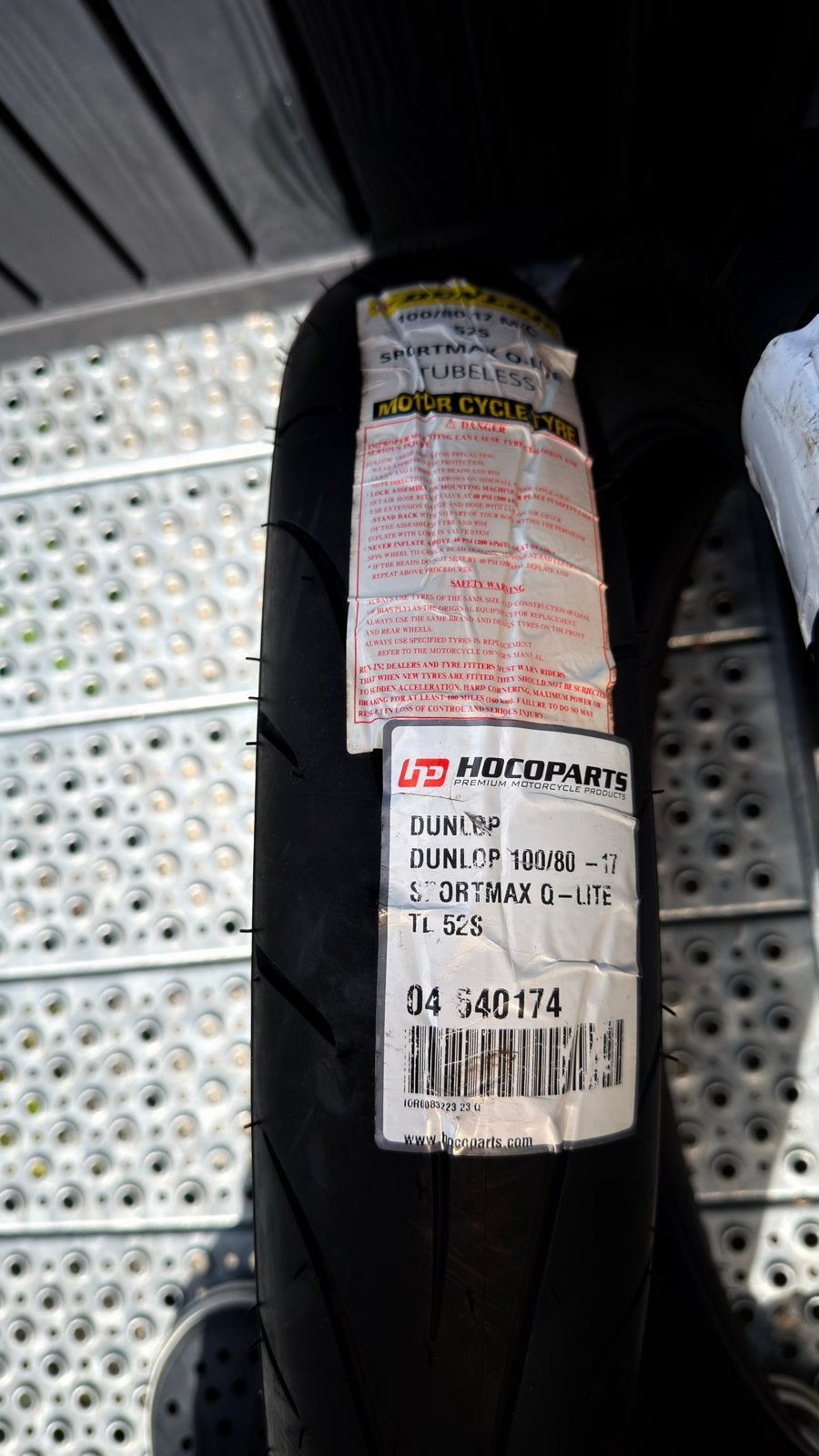 Dunlop Sportmax Q-Lite Motorband 100/80-17 TL 52S, Ophalen of Verzenden, Nieuw
