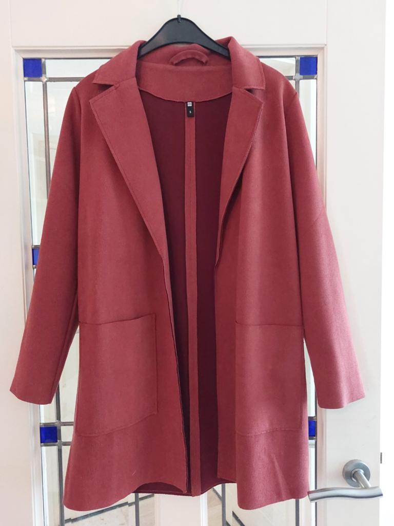 Hema roestbruine jas/vest maat S, Bruin, Ophalen of Verzenden, Zo goed als nieuw, Maat 36 (S)