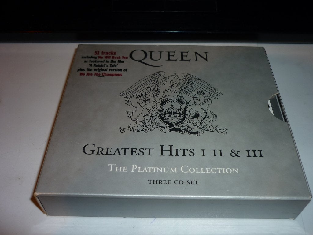Queen de  boxset greatest hits I  II & III the platinum coll, Verzenden, Zo goed als nieuw, Poprock