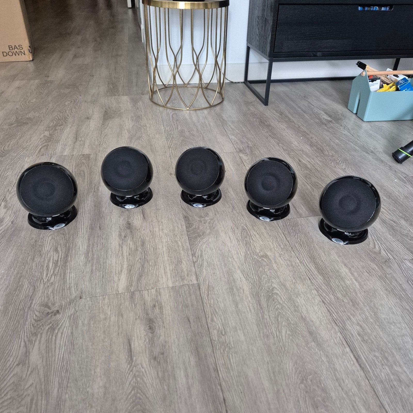 Cabasse Eole 3 System Black Piano, Speakerset, Zo goed als nieuw, Geschikt voor surround/home cinema, Ophalen