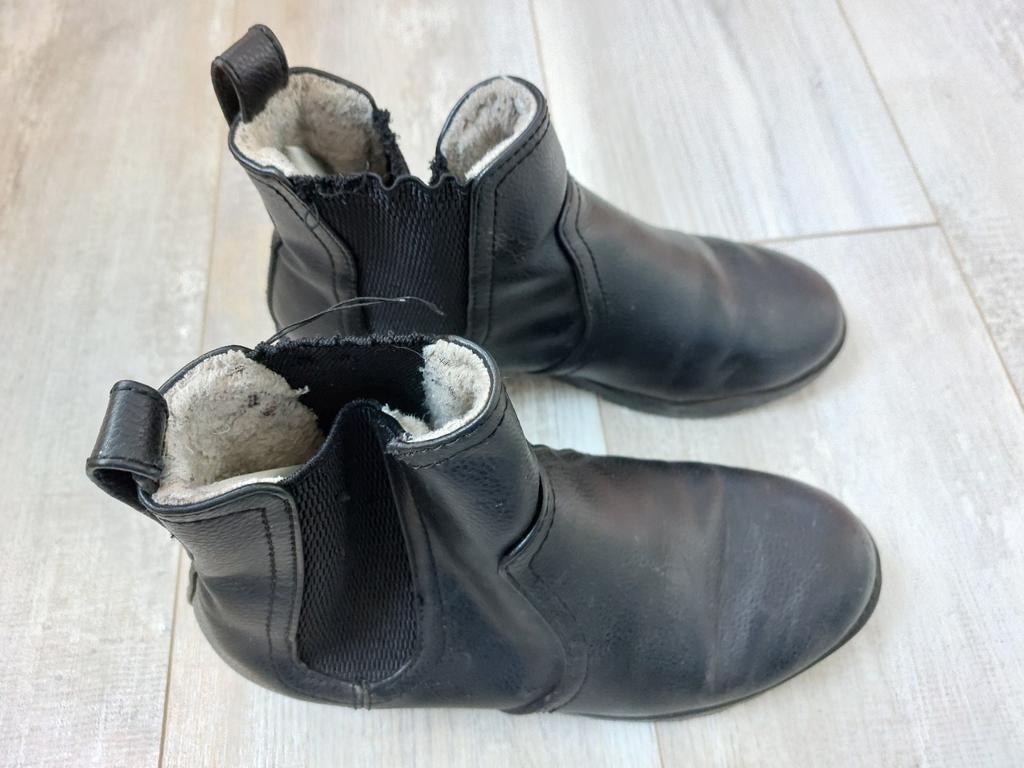 Zwarte bont laarsjes H&M, H&M, Zwart, Lage of Enkellaarzen, Ophalen of Verzenden