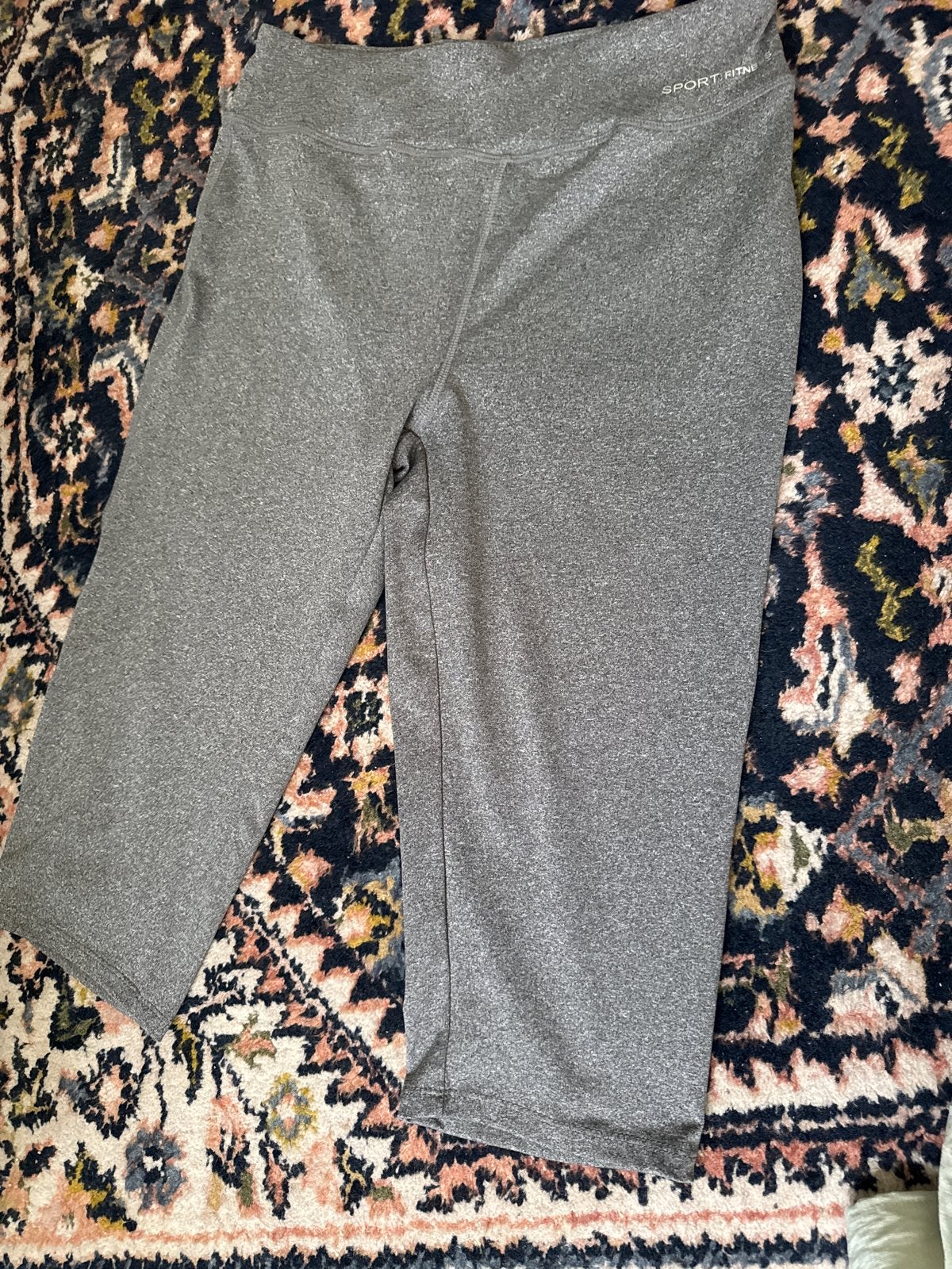 Grijze sportlegging - TEX Sport Fitness, Ophalen, Maat 42/44 (L), Fitness of Aerobics, Grijs