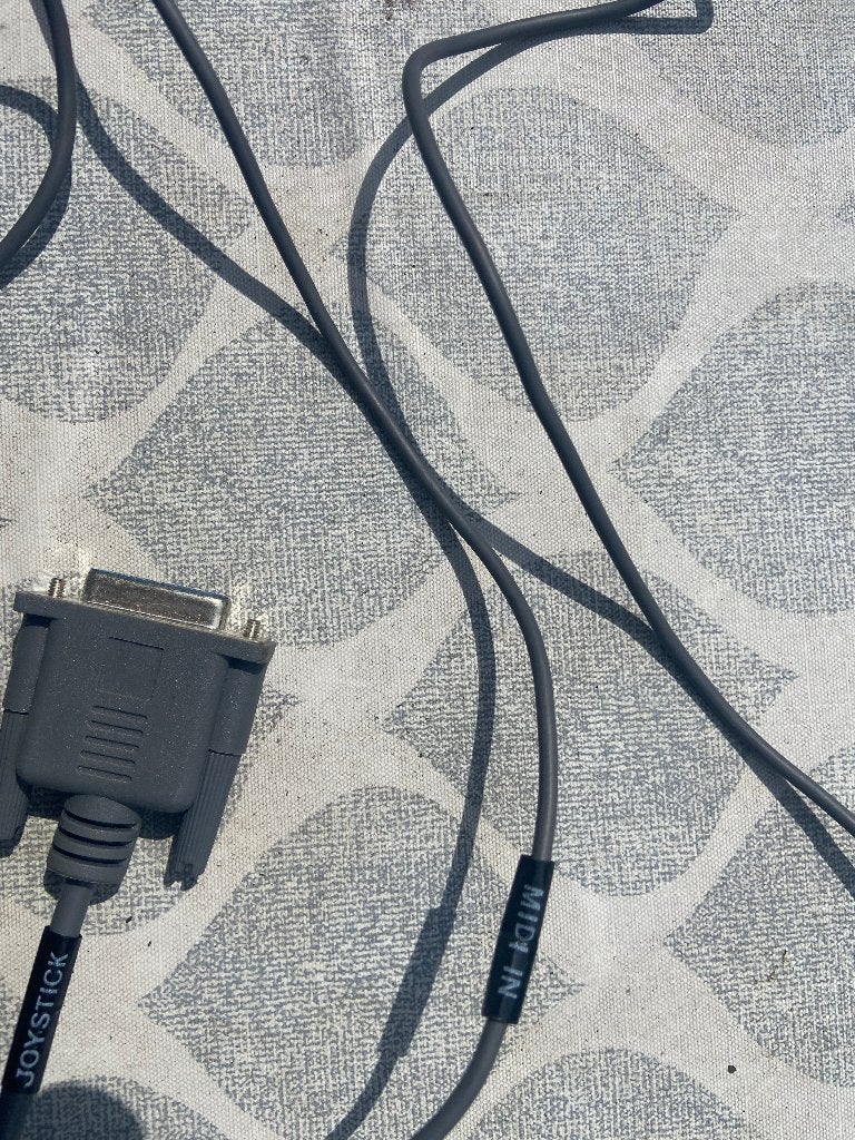 MIDI kabel Soundblaster 2 x  Midi DIN & Joystick, Ophalen of Verzenden, Nieuw