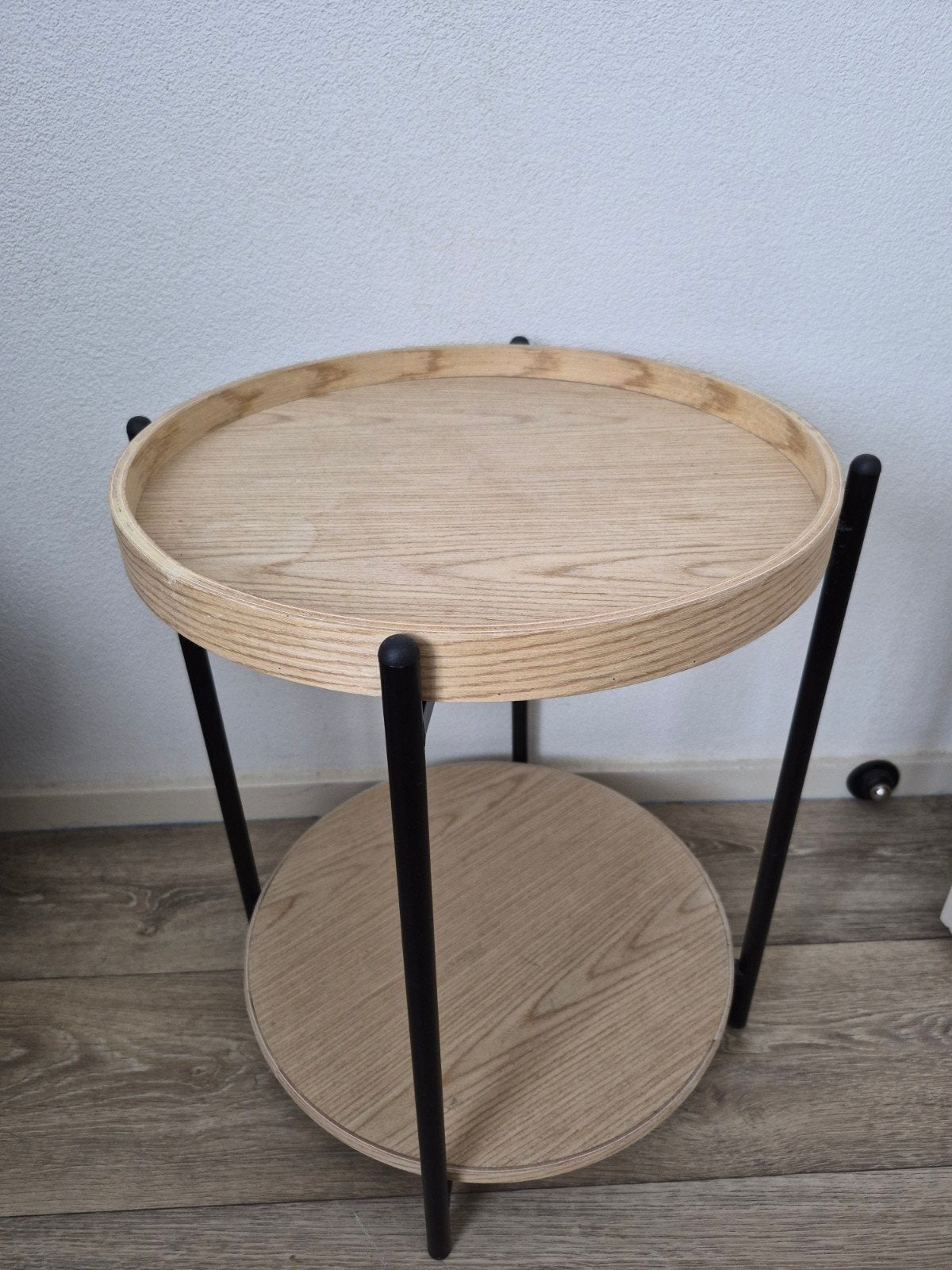 Ronde bijzettafel diameter 40cm, Ophalen, Rond, Minder dan 55 cm, Minder dan 45 cm
