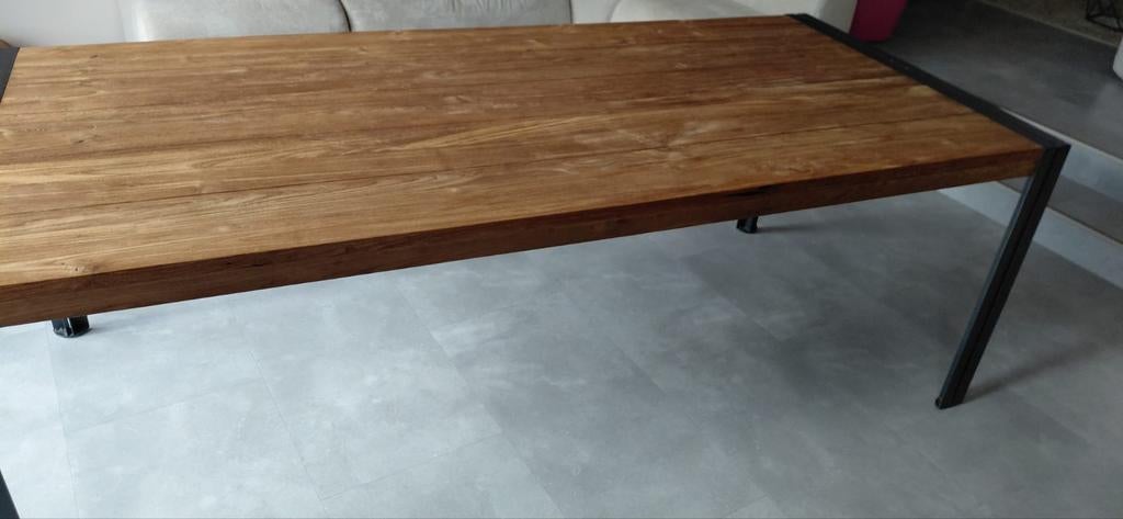Eettafel, Huis en Inrichting, Tafels | Eettafels, Ophalen, 200 cm of meer, 50 tot 100 cm, Zo goed als nieuw