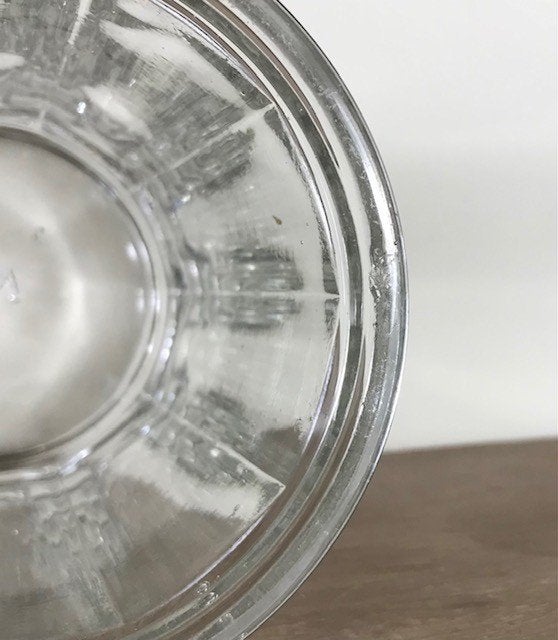 Antieke Franse confiture pot jampot kristalglas, Ophalen of Verzenden