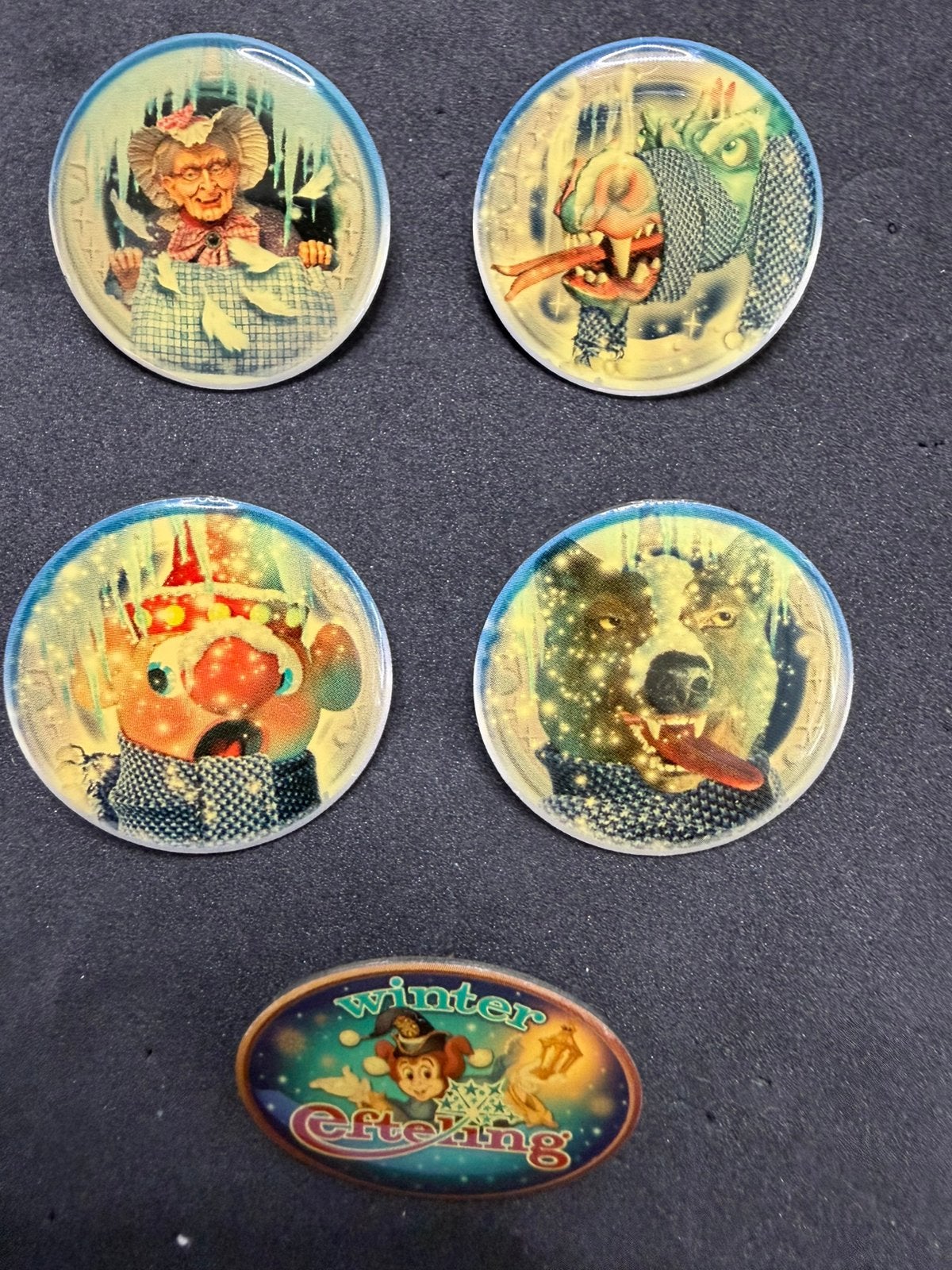 Efteling Winter pins, Ophalen of Verzenden, Zo goed als nieuw, Glas of Kopje