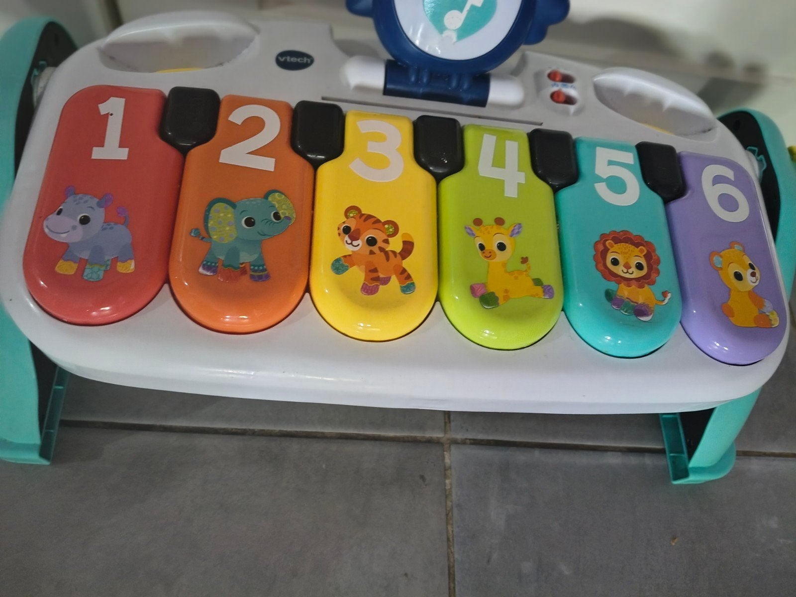 VTech Baby Piano met Dieren en Geluid, Ophalen, Gebruikt, Overige typen, Met licht