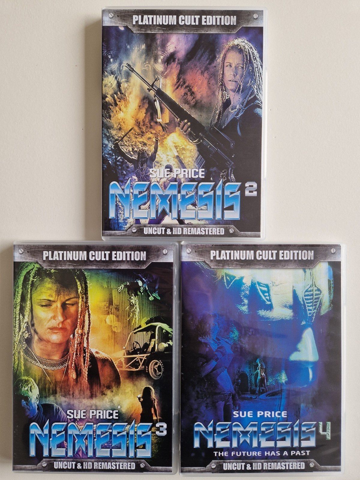 NEMESIS 2-3-4 [DVD] Sue Price - Actie/S.F./Cult, Vanaf 16 jaar, Verzenden, Zo goed als nieuw, Actie