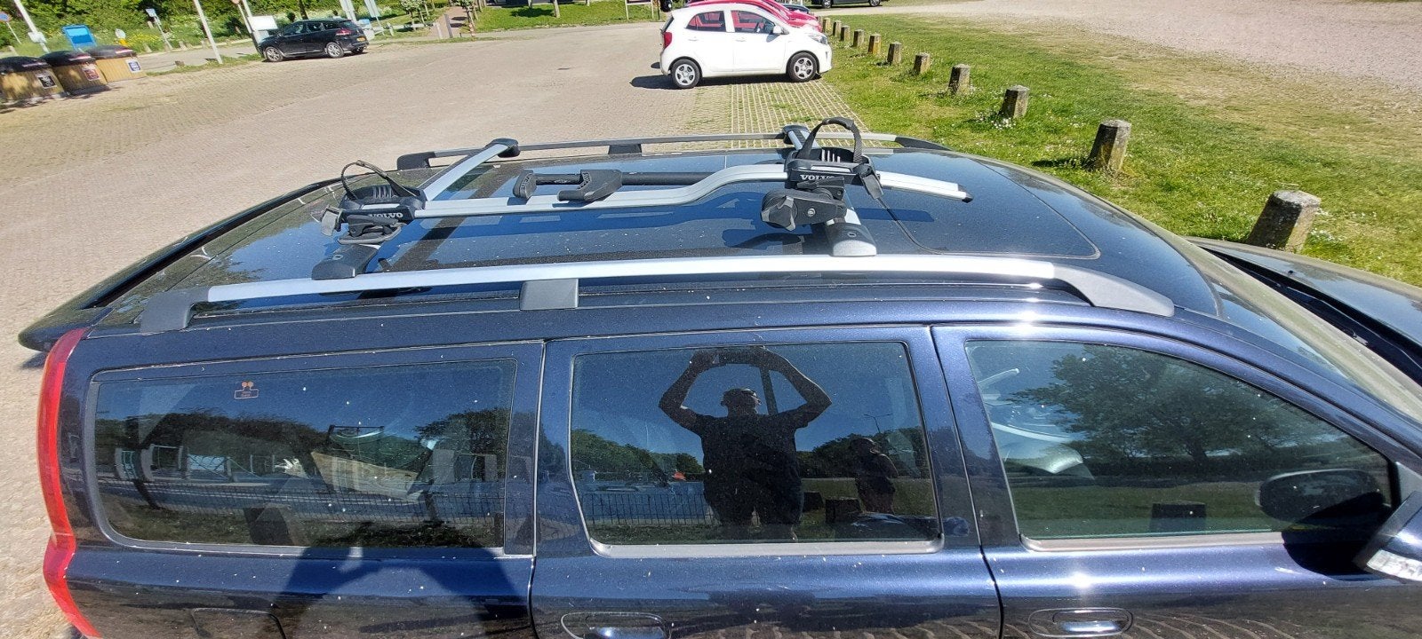 Originele Volvo dak fietsendrager - Zo goed als nieuw, Ophalen, Zo goed als nieuw