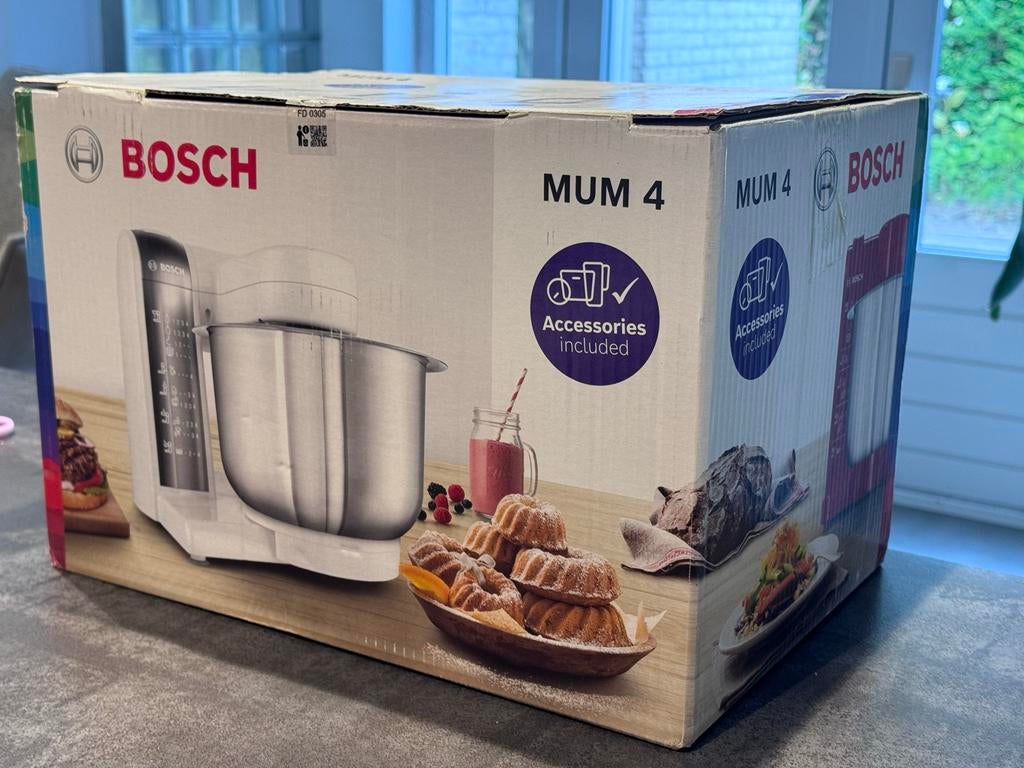 Bosch MUM4405 Keukenmachine – Nieuw in doos, Ophalen of Verzenden, Nieuw