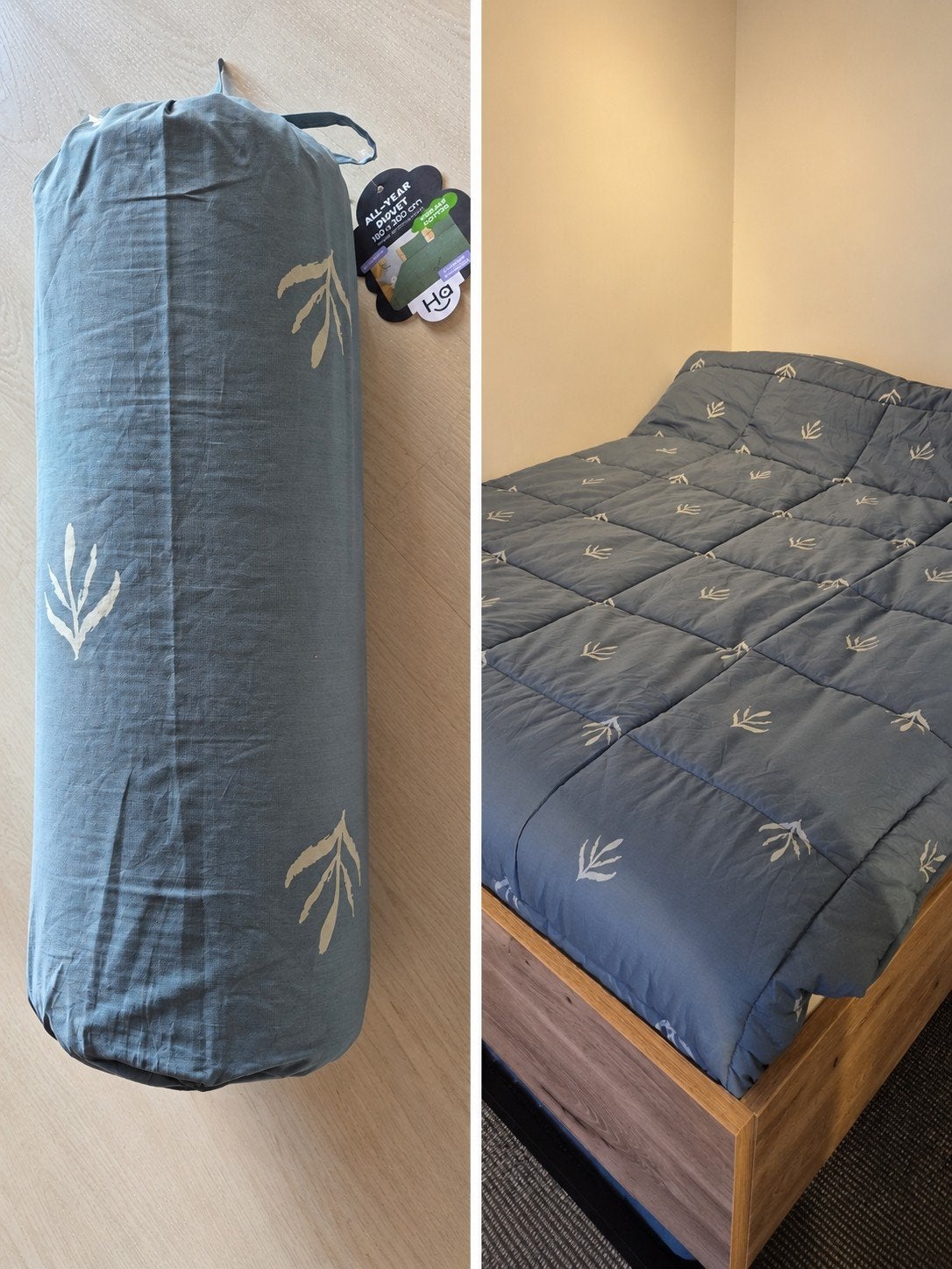 Volledig NIEUW Happy Bed WASbaar dekbed 160x200 – katoen, Katoen, Ophalen of Verzenden, Deken of Dekbed, Nieuw