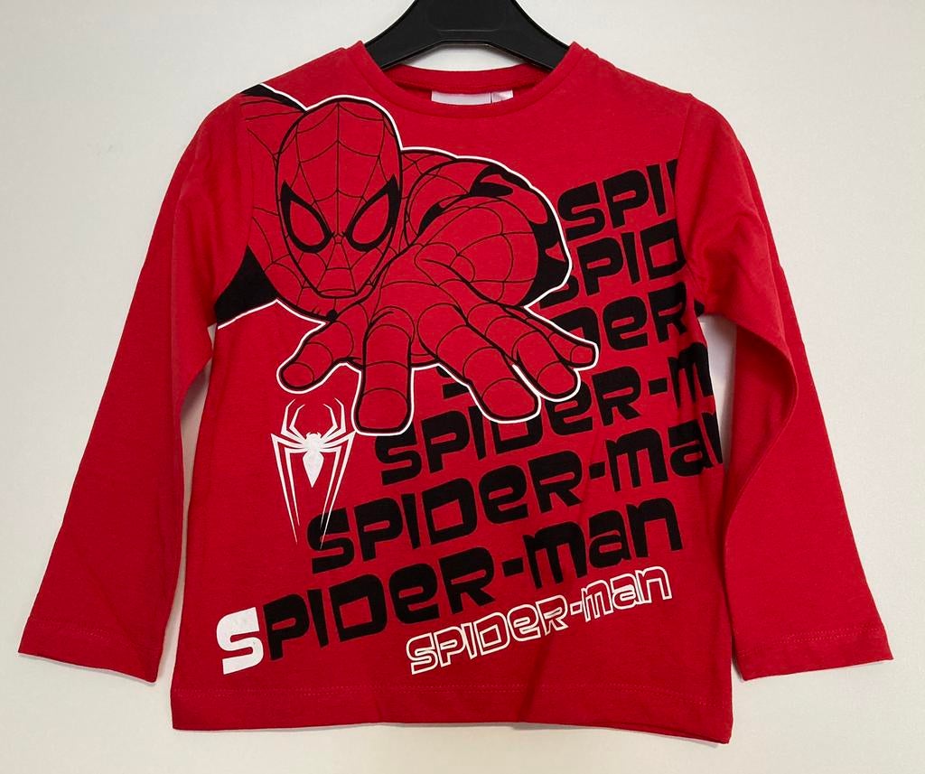 Nieuw Spider-Man marvel longsleeve rood maat 128, Ophalen of Verzenden, Nieuw, Jongen, Shirt of Longsleeve