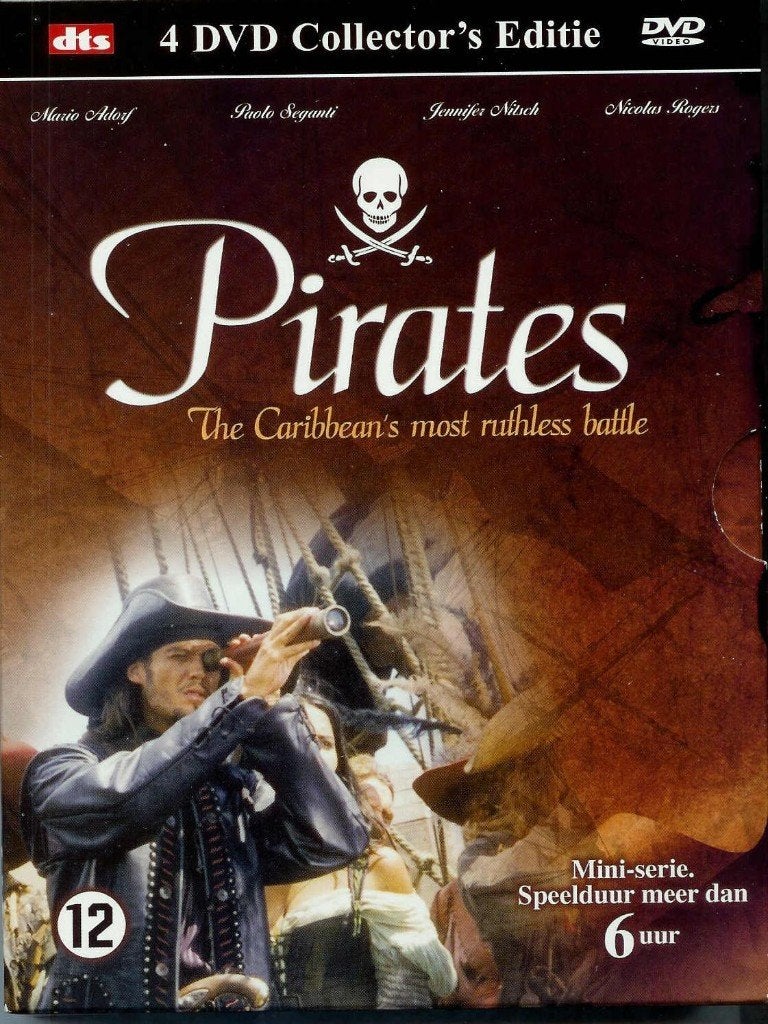 Pirates - 4 DVD Collector's Editie, Vanaf 12 jaar, Ophalen of Verzenden, Zo goed als nieuw, Actie
