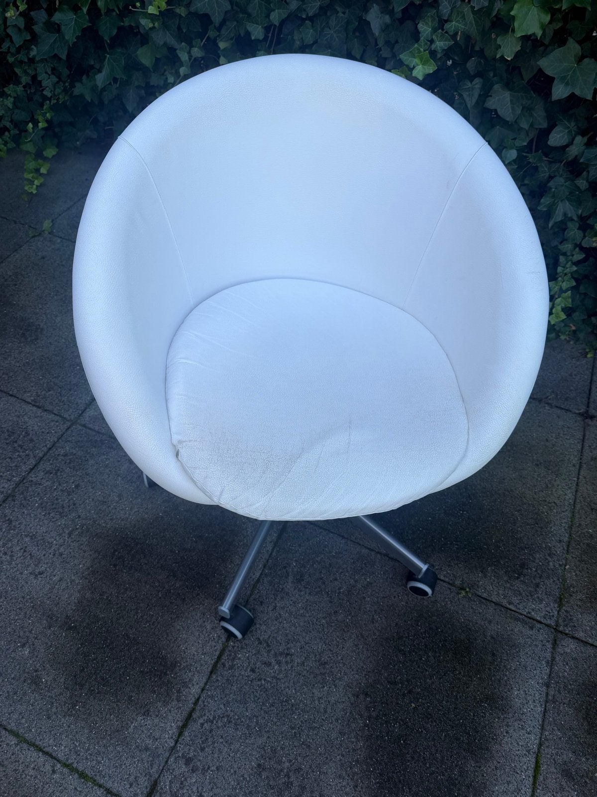 Gratis Ikea bureaustoel, Ophalen, Kunststof, Gebruikt, Wit