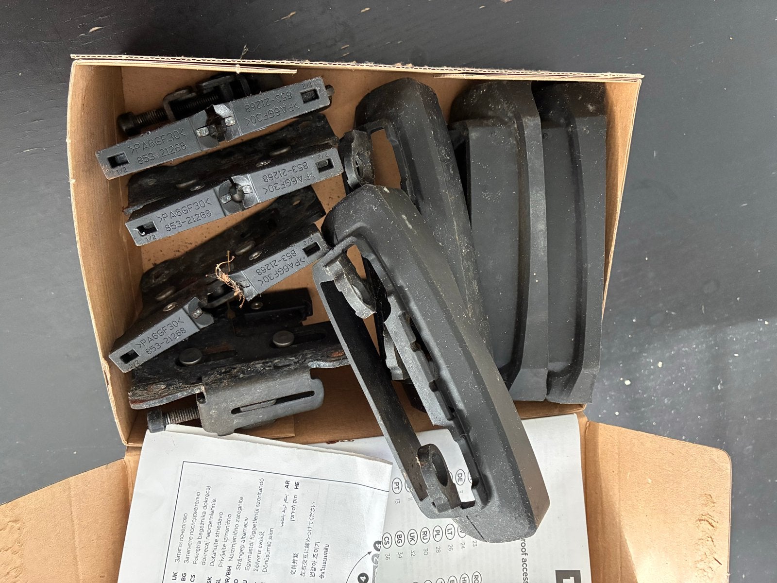 Thule Dakdrager Kit 4042 voor Peugeot, Ophalen of Verzenden, Gebruikt
