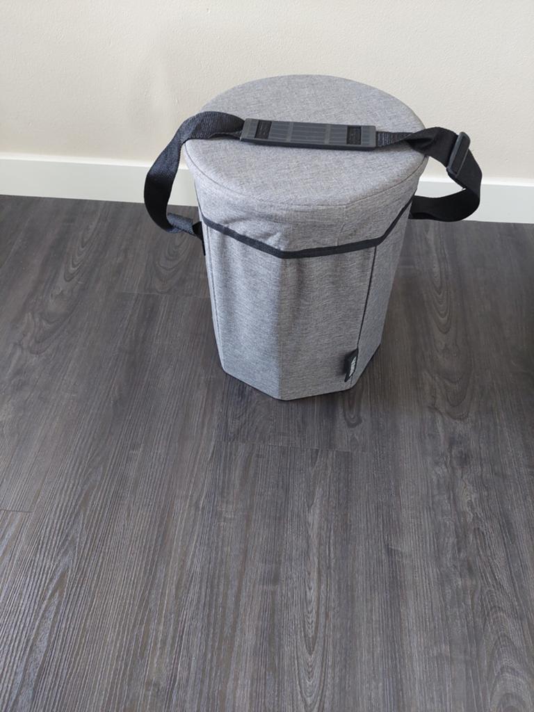 Senza To Sit To Coolerbag Grijs - Koeltas met zitfunctie, Ophalen of Verzenden, Nieuw, Koeltas, Koelelement