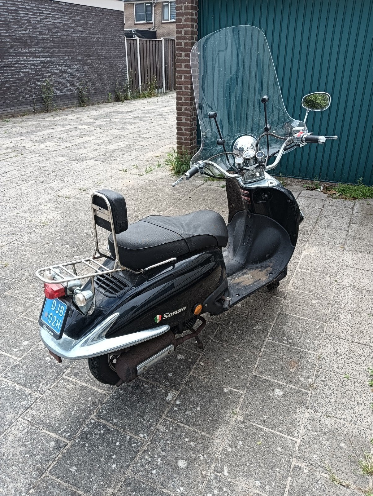 Senzo Retro GT2 scooter, Fietsen en Brommers, Scooters | Overige merken, Ophalen, Gebruikt, Benzine
