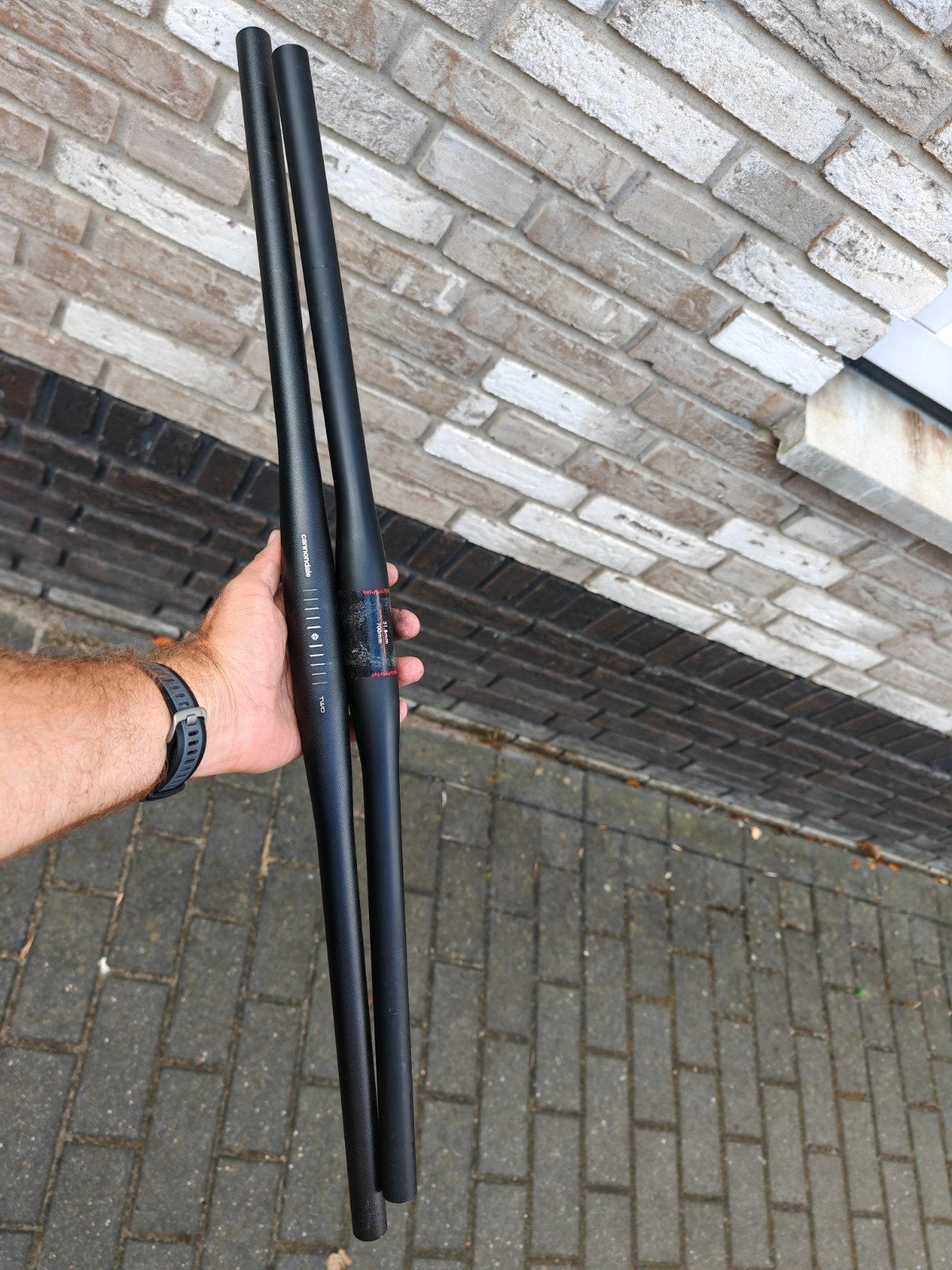 carbon (whitelabel) mtb stuur 720mm, Ophalen, Stuur, Carbon