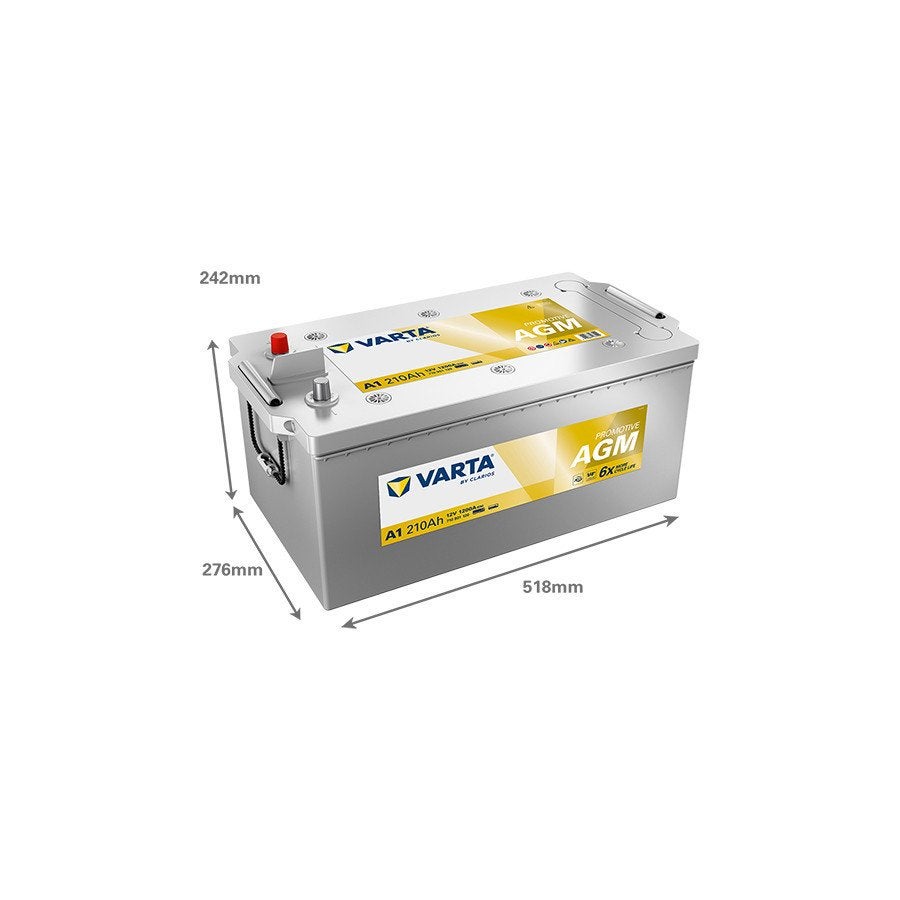 VARTA Promotive 12v 210ah AGM accu Type A1, Ophalen, Info.emea@varta-automotive.com, Mercedes-Benz, Nieuw