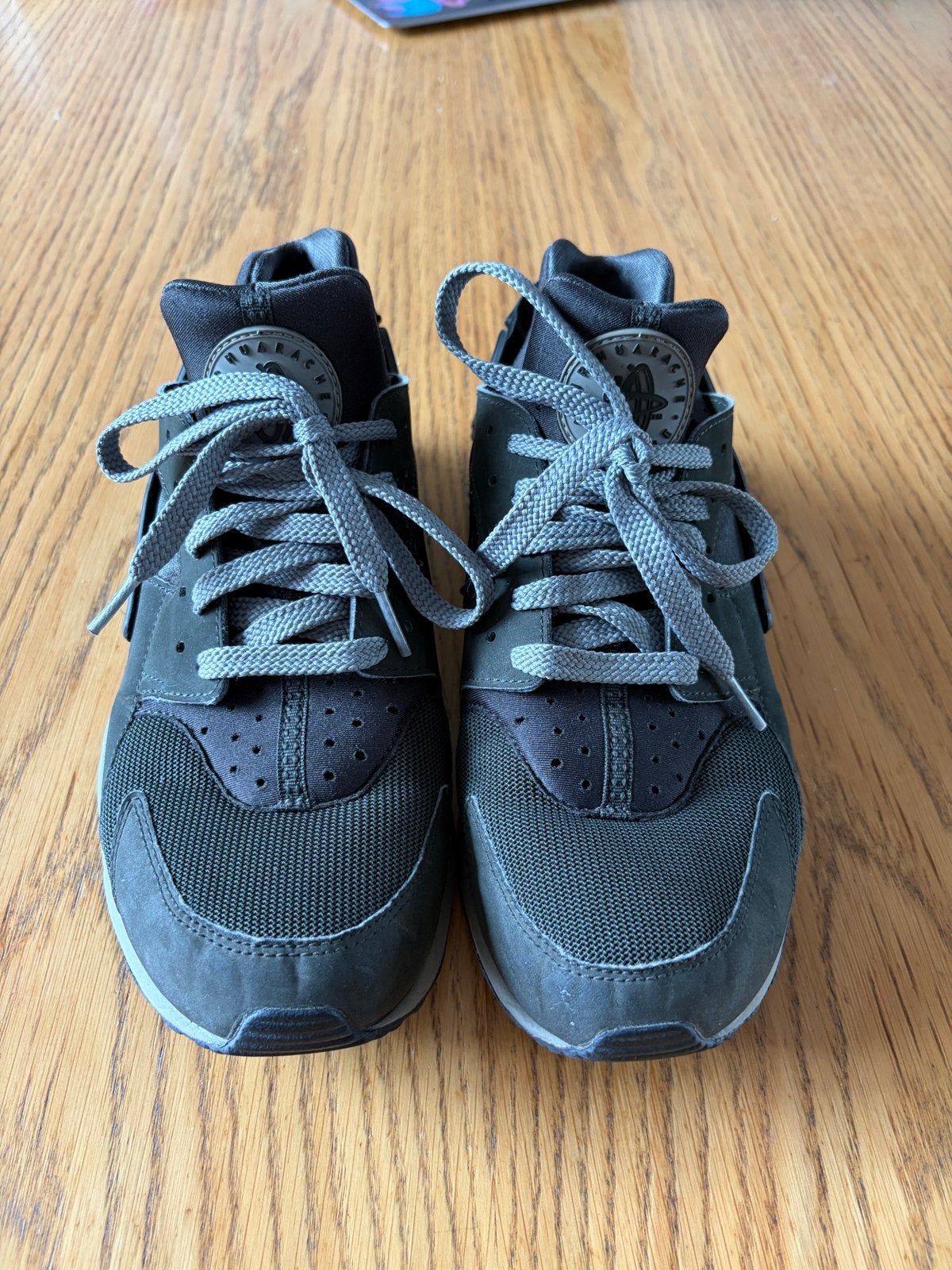 Nike Air Huarache sneakers - Maat 42.5, Ophalen of Verzenden, Gedragen, Zwart, Sneakers of Gympen