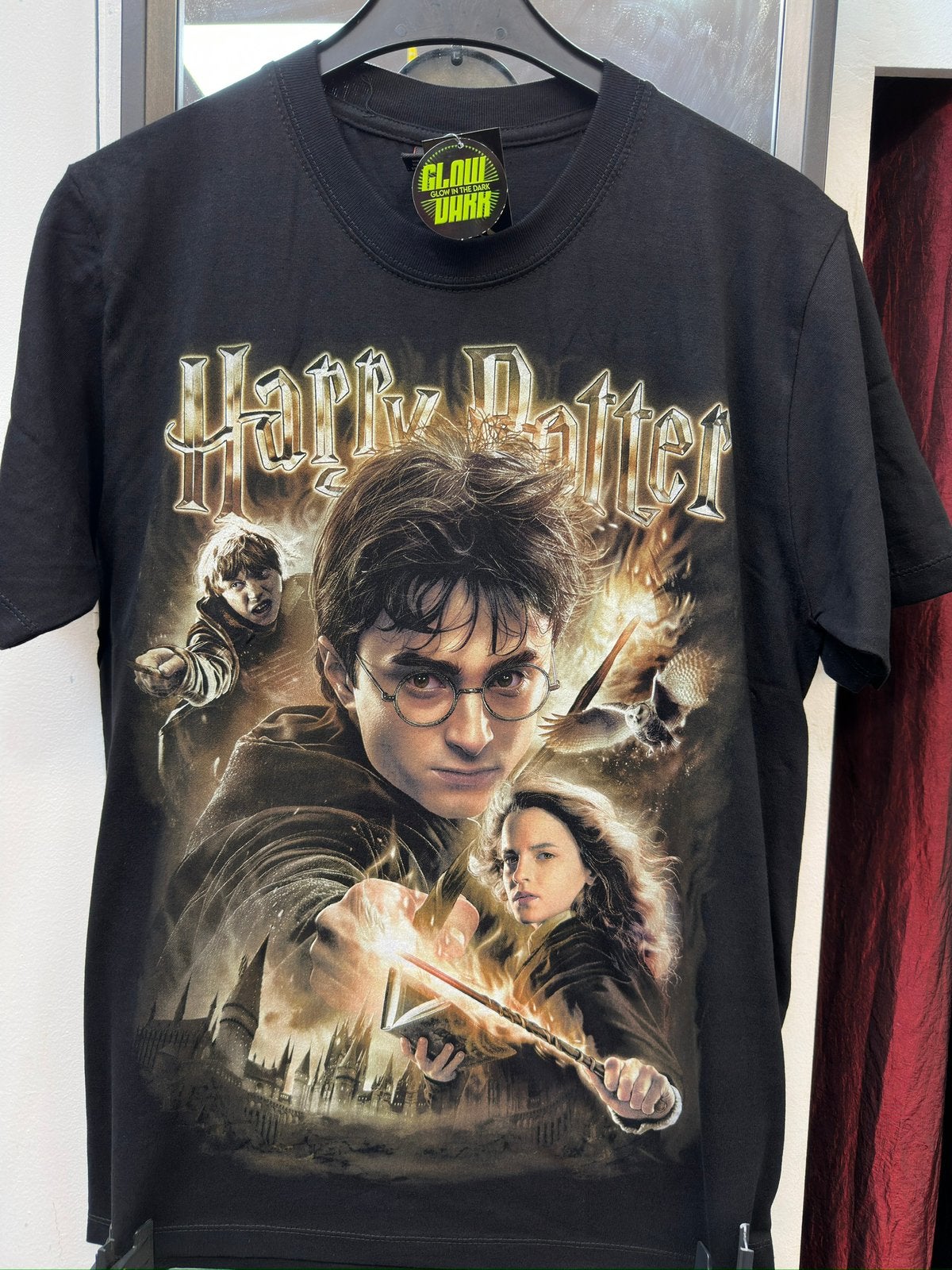 Harry potter t-shirt maat m glow in the dark, Ophalen of Verzenden, Nieuw, Maat 48/50 (M), Overige kleuren