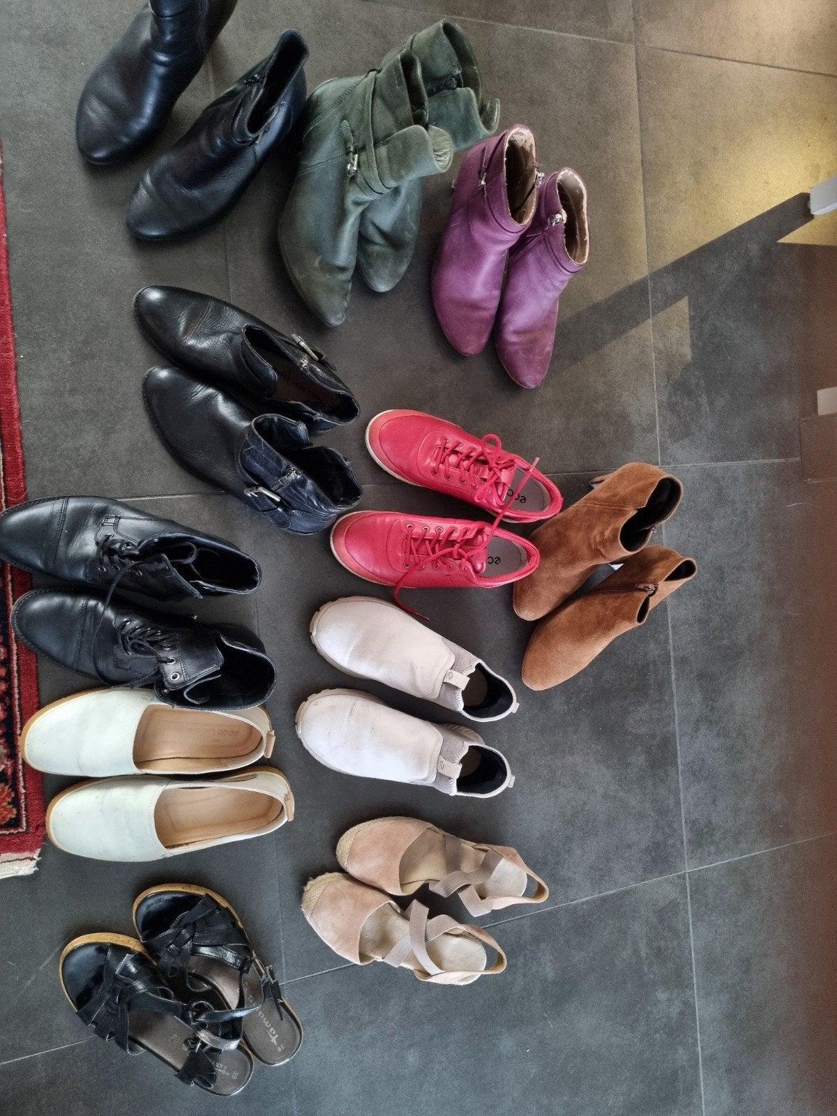 Diverse Ecco schoenen en hakken - Maat 38/39 (1 koop), Ecco, Overige kleuren, Lage of Enkellaarzen, Ophalen of Verzenden