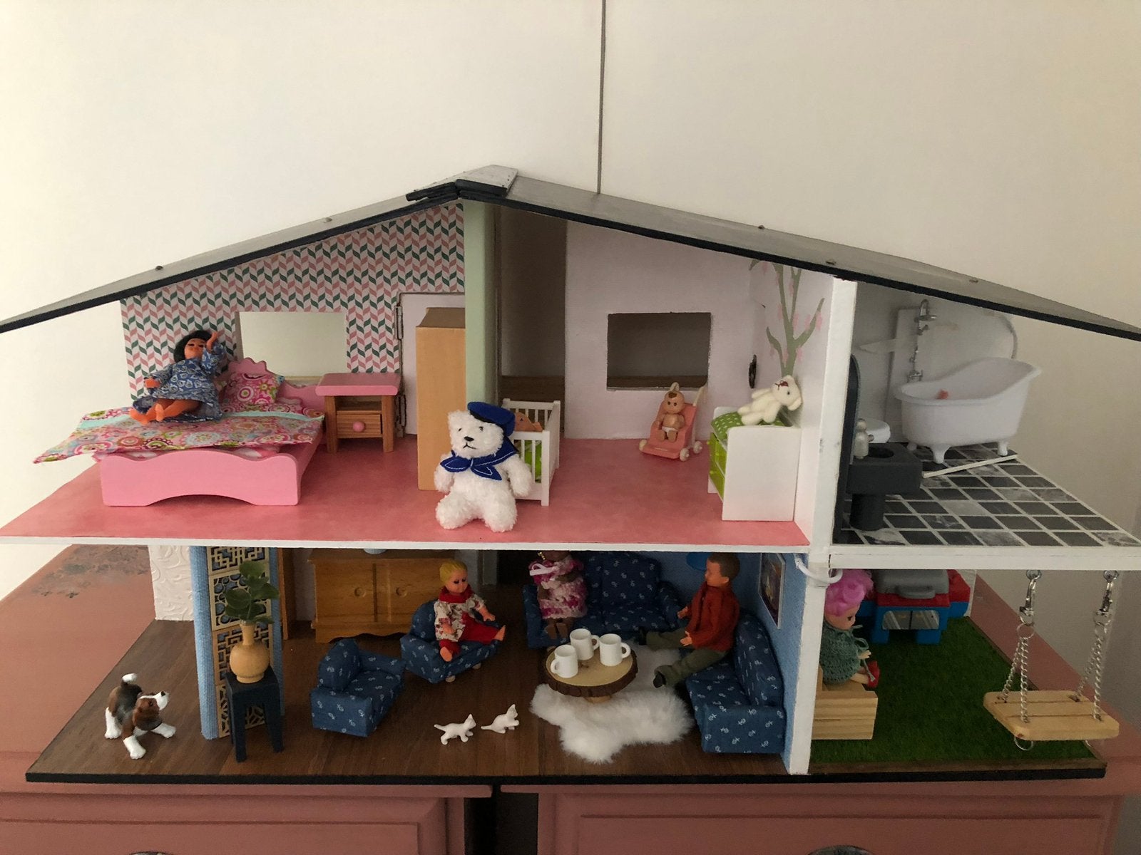 Poppenhuis, Ophalen, Zo goed als nieuw, Poppenhuis