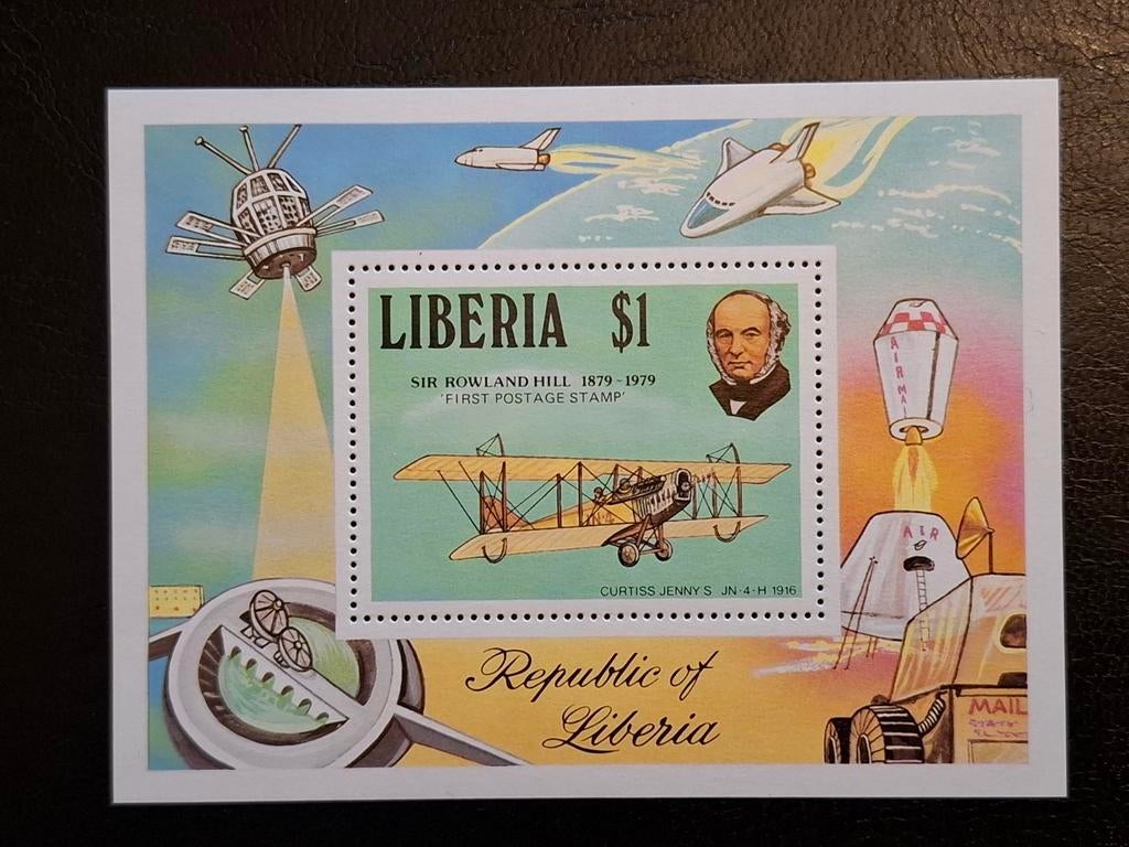 Liberia 1979 Sir Rowland Hill, Postzegels en Munten, Ophalen of Verzenden, Overige landen, Postfris