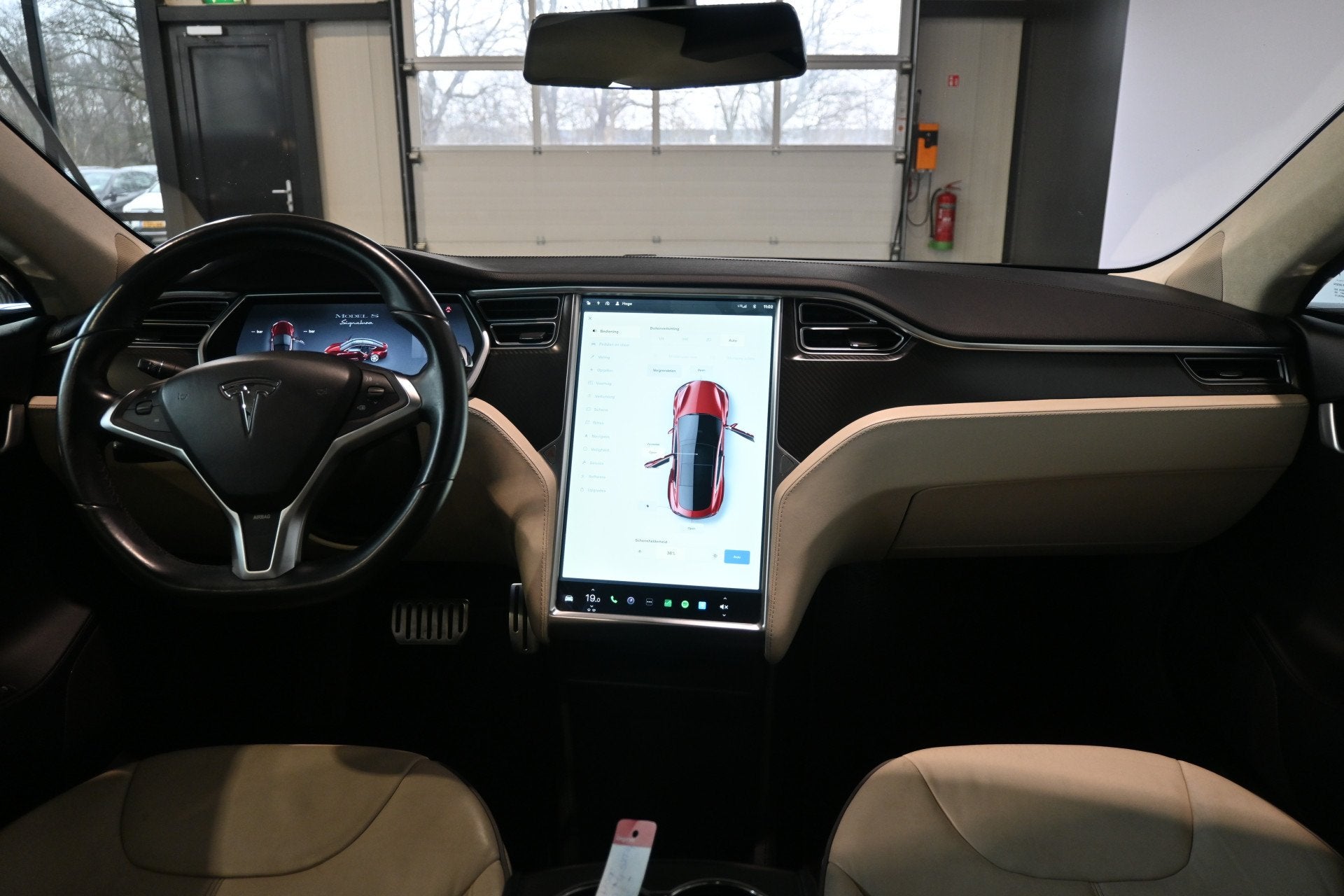 Tesla Model S 85 Performance Tech Pack ECC Navigatie Licht m, Auto's, Tesla, Achterwielaandrijving, Gebruikt, Met garantie (alle)