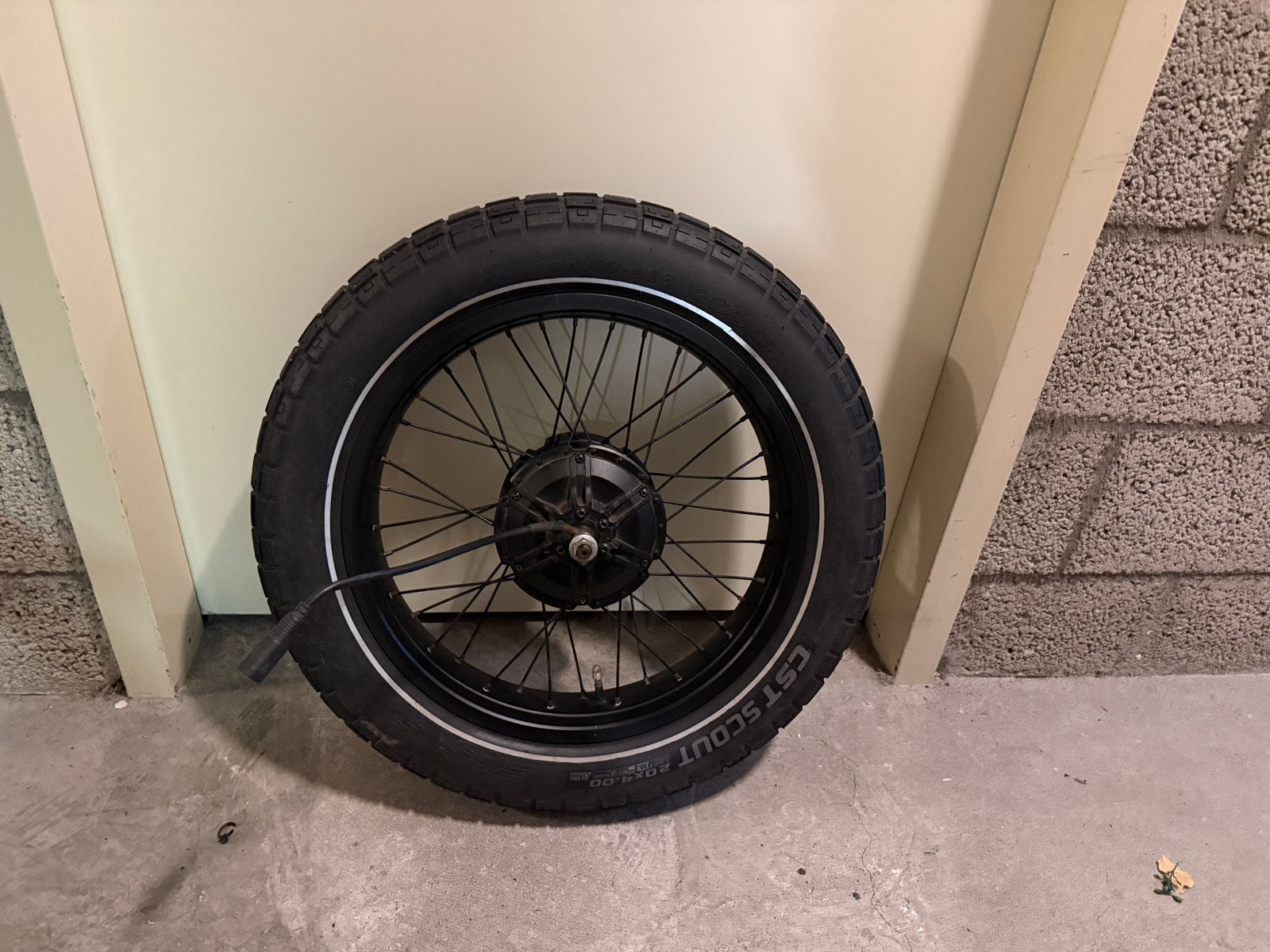 Rear wheel with motor 20inch fatbike, Ophalen, Overige merken
