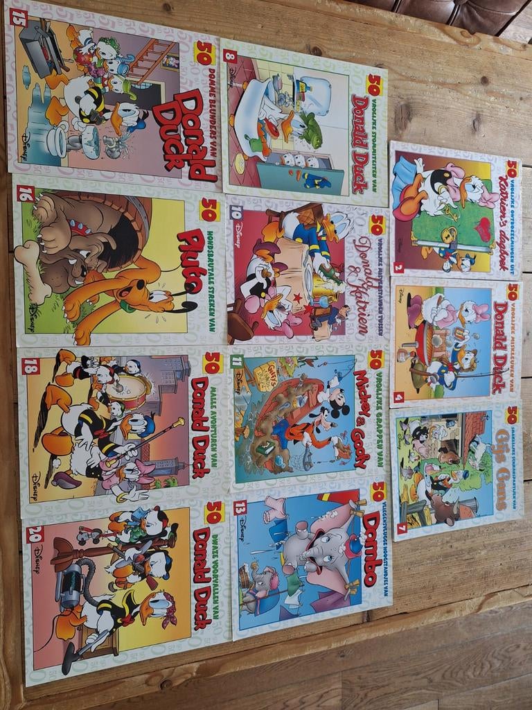 Donald Duck stripboeken serie "50 verhalen", Boeken, Meerdere stripboeken, Ophalen of Verzenden, Gelezen