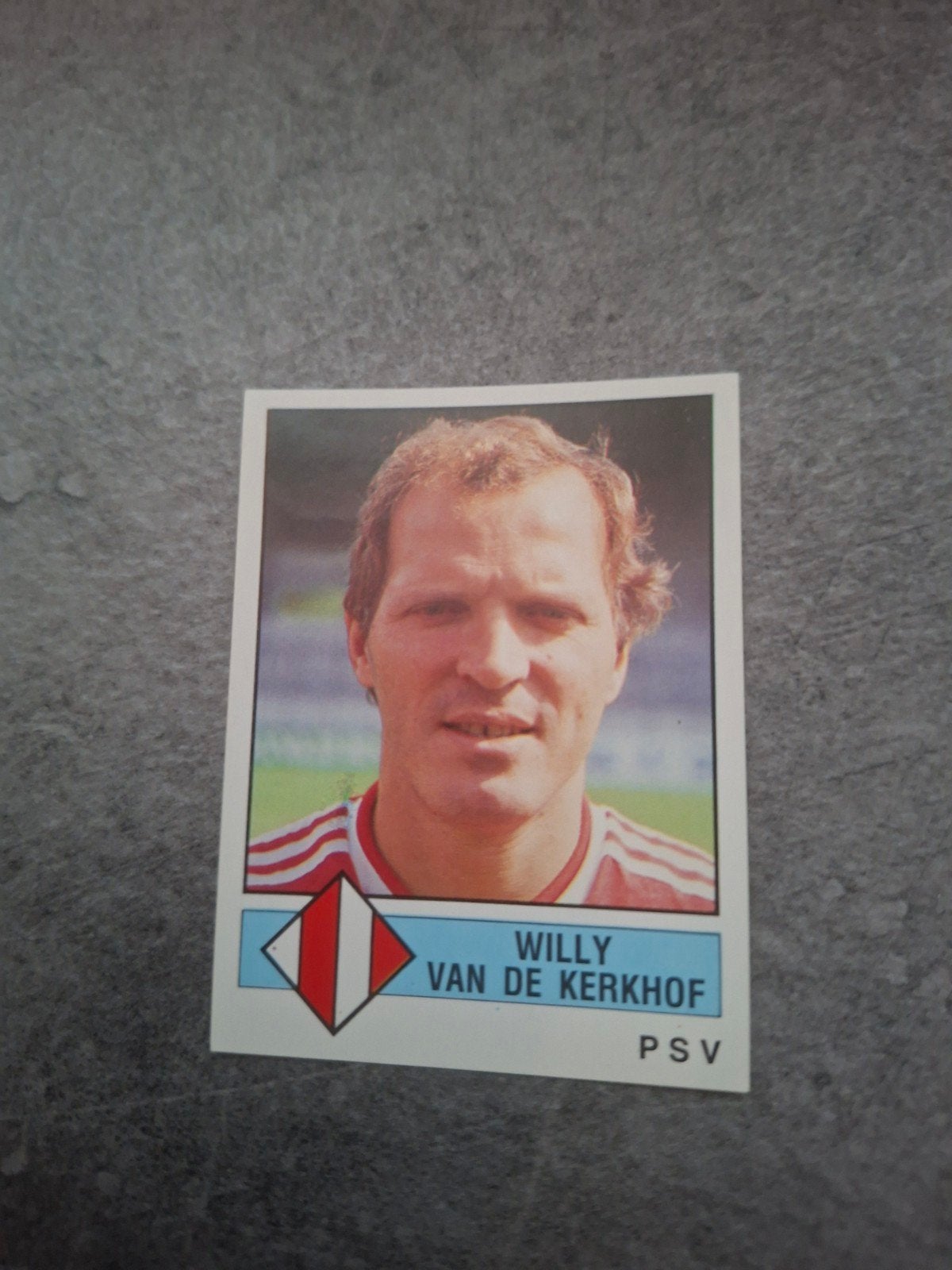 Panini sticker Voetbal 87. Willy van de Kerkhof PSV., Ophalen of Verzenden, Zo goed als nieuw, Sticker