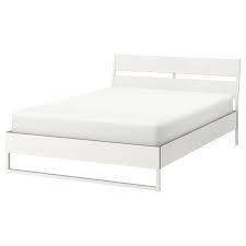 IKEA Trysil Bed, Ophalen, Gebruikt, Wit, Tweepersoons