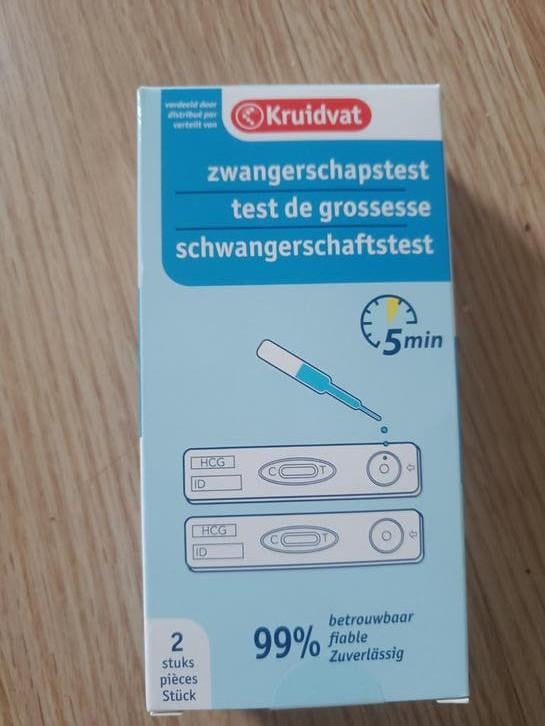 Zwangerschapstest 1x - zie beschrijving, Ophalen of Verzenden, Nieuw, Overige typen
