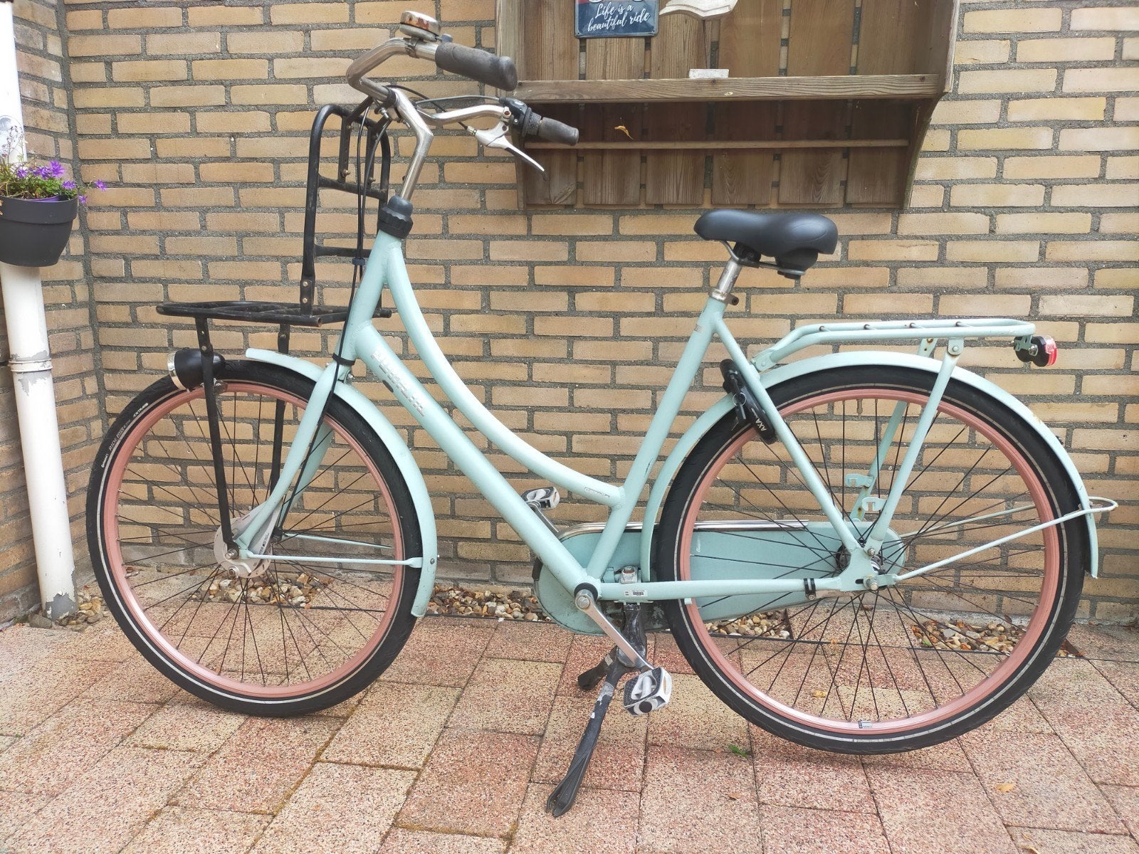 Gazelle Puur NL Damesfiets, Ophalen, Terugtraprem, Gebruikt, Versnellingen