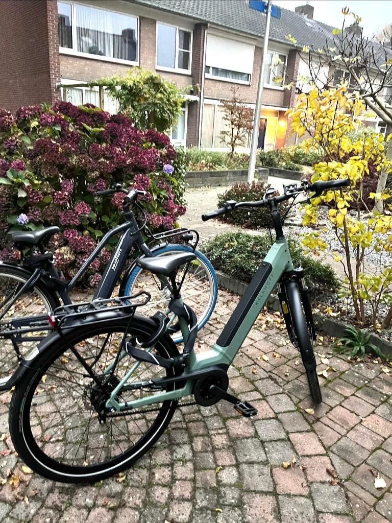 Kalkhoff Image 3.B Excite - 625wh - 48 - Mineralgreen matt, Zo goed als nieuw, 47 tot 51 cm, 50 km per accu of meer, Ophalen