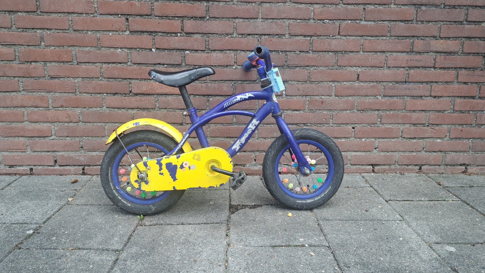Kinderfiets 12 inch - rijdt super!, Ophalen, Gebruikt, Minder dan 16 inch