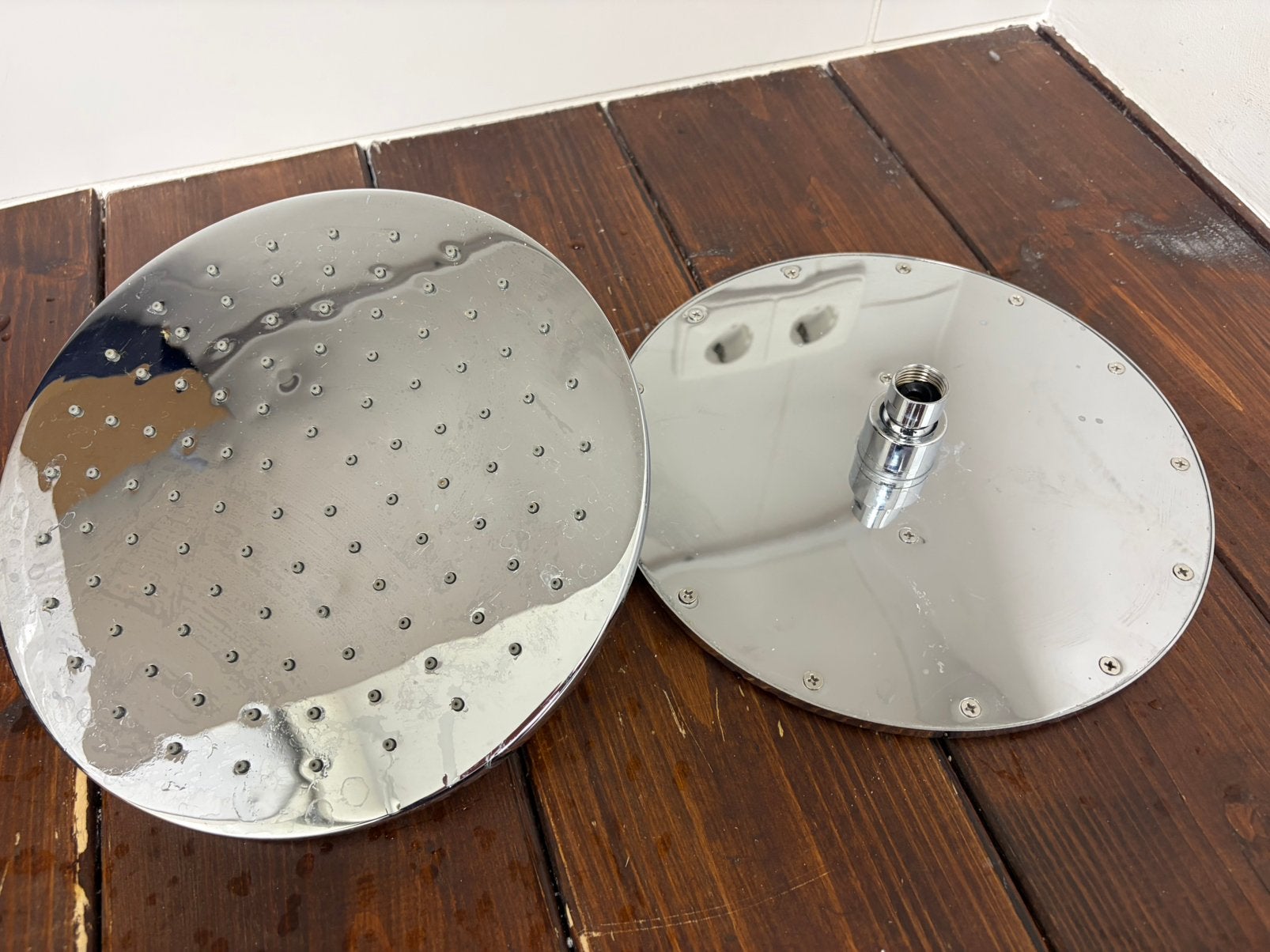 2x regendouche 26 cm., Ophalen of Verzenden, Gebruikt, Douche
