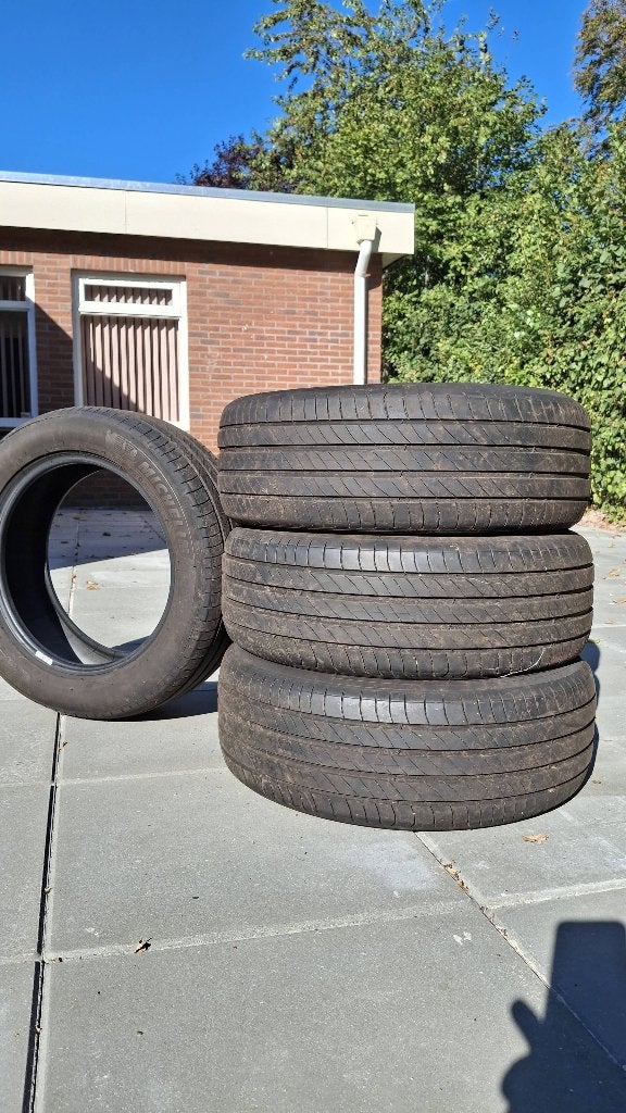 4x Michelin zomerbanden 205/55 R16 91H – sep 24, Ophalen, Gebruikt, 16 inch, 205 mm