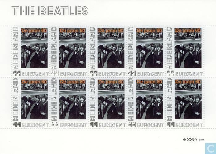 Nostalgie op Postzegels Jaren '60: The Beatles, Ophalen of Verzenden, Na 1940, Postfris